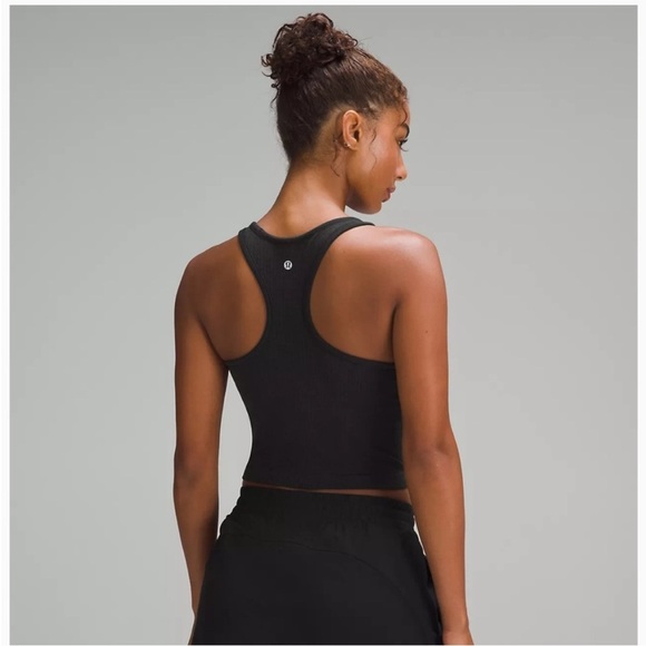 Lululemon Ebb to Street Cropped Racerback Tank Top - Picture 2 of 4